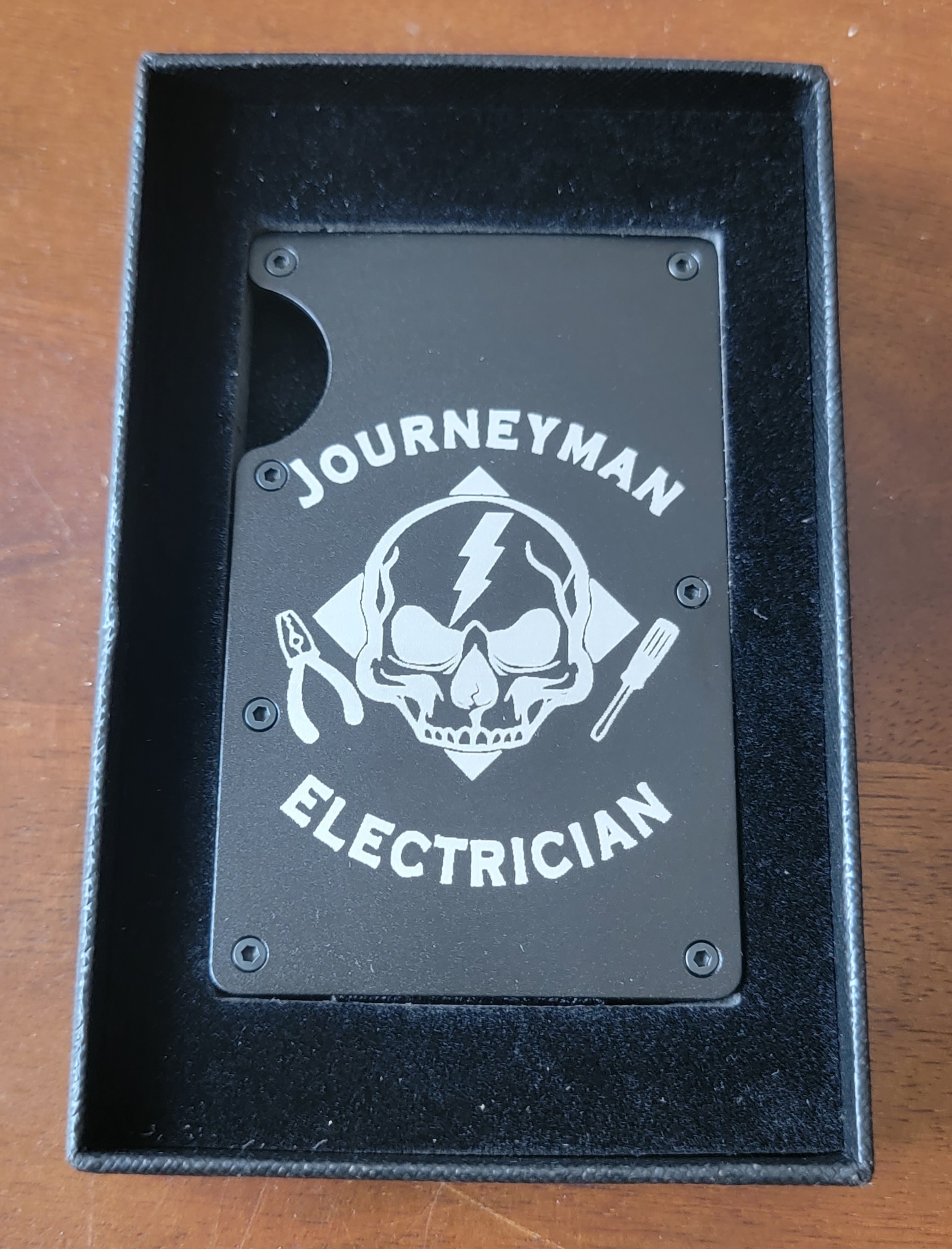 Journeyman Electrician Minimalist Wallet