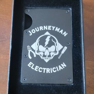 Journeyman Electrician Minimalist Wallet | Random Color