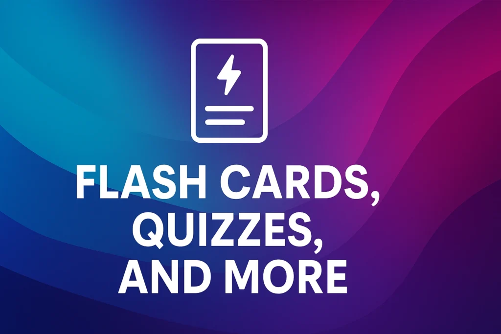NEC Quizzes and Flash Cards