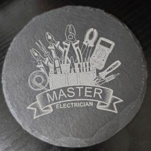 Slate Master Electrician Coaster - Tool Belt