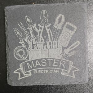 Slate Master Electrician Coaster - Tool Belt